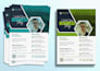flyer, brochure, and graphic design